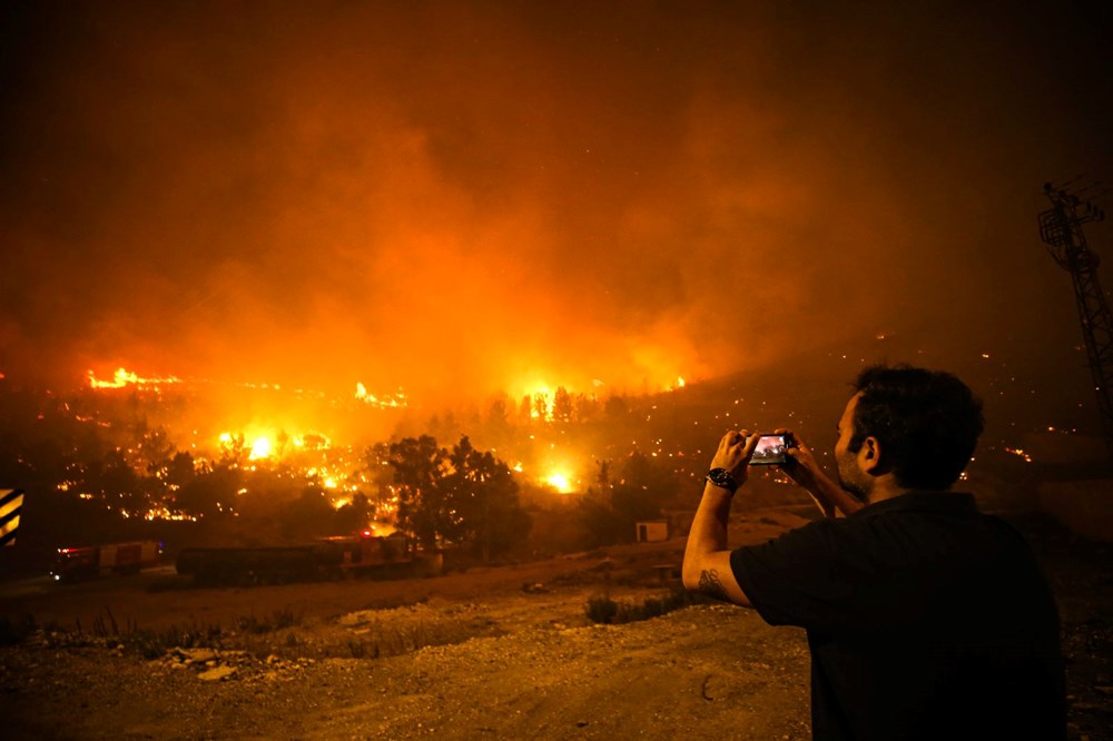 Mersin Gülnar'da orman yangını - 9