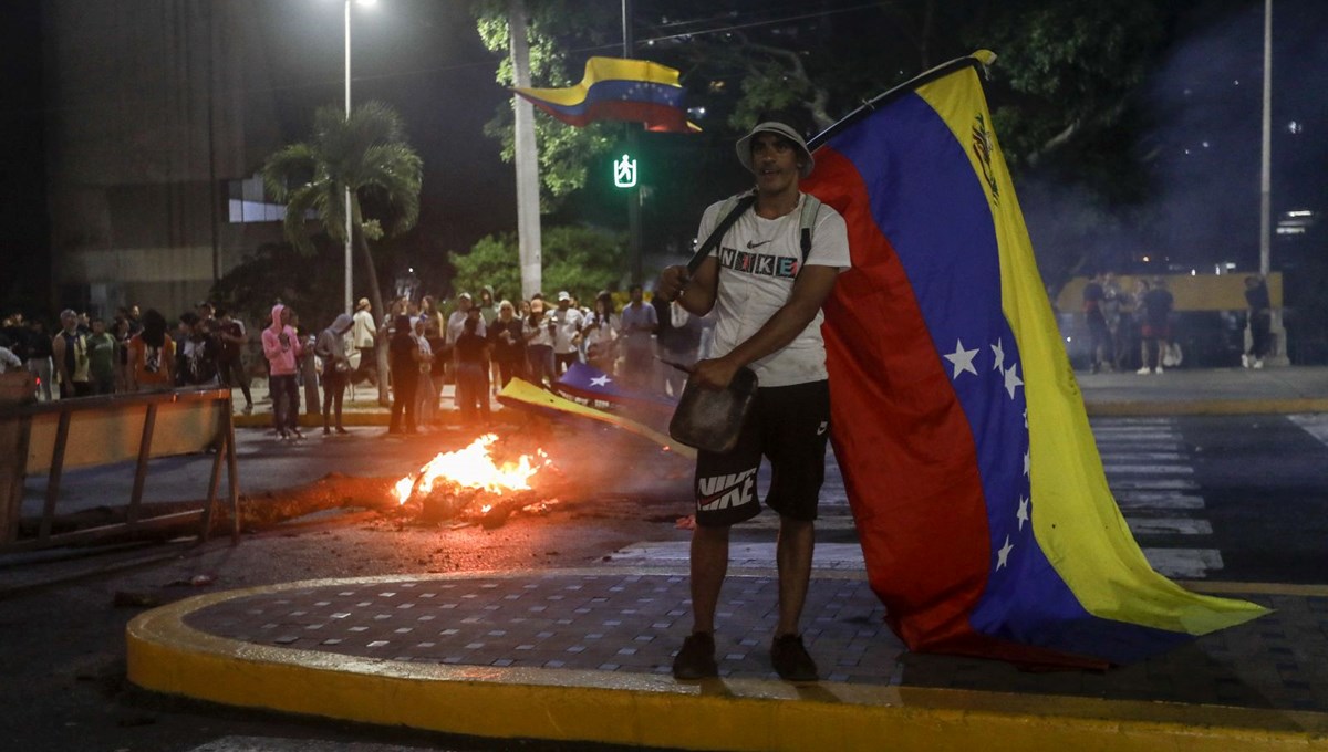 Seçimden sonra Venezuela'da sokaklar karıştı: 1 kişi hayatını kaybetti