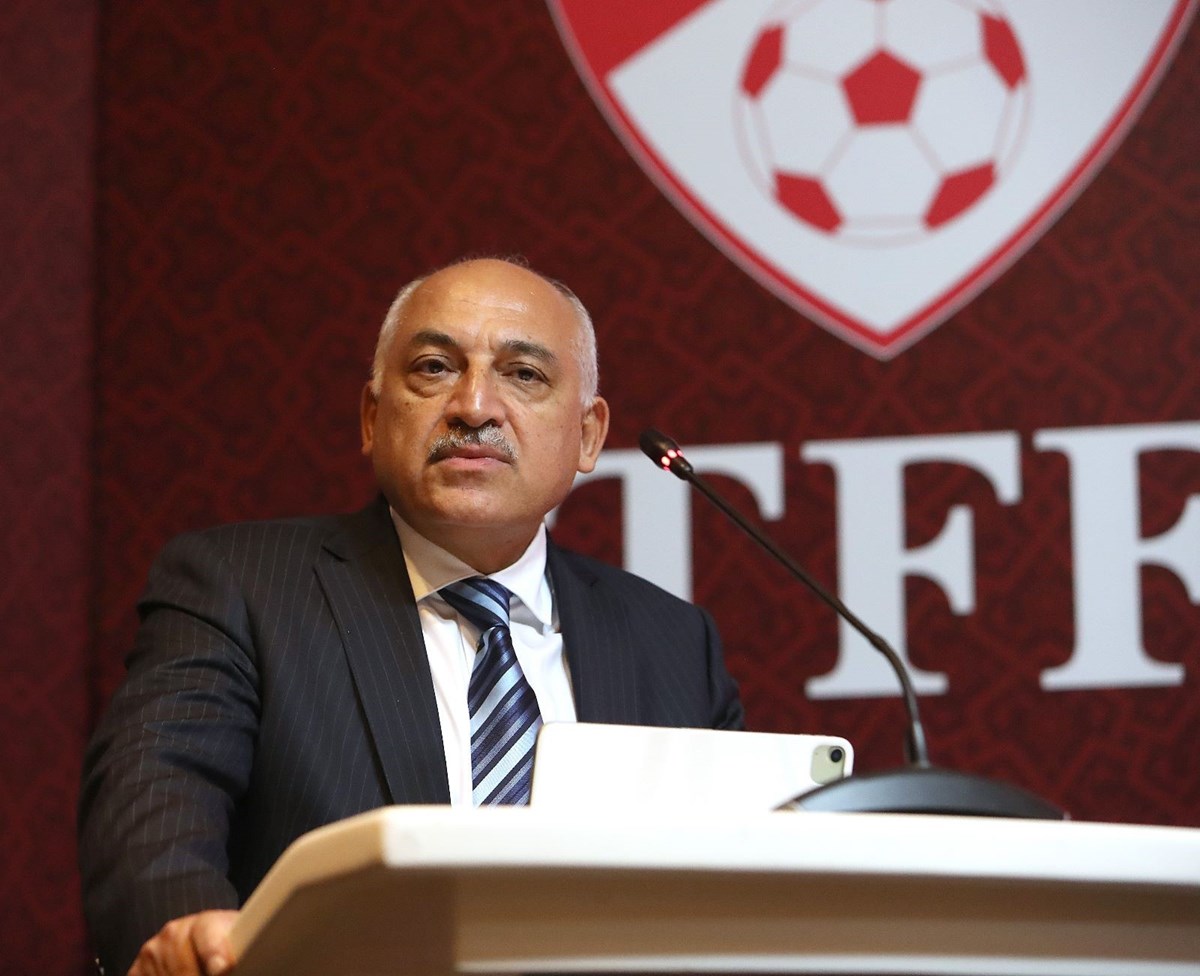 Türkiye Futbol Federasyonu Başkanı Mehmet Büyükekşi.