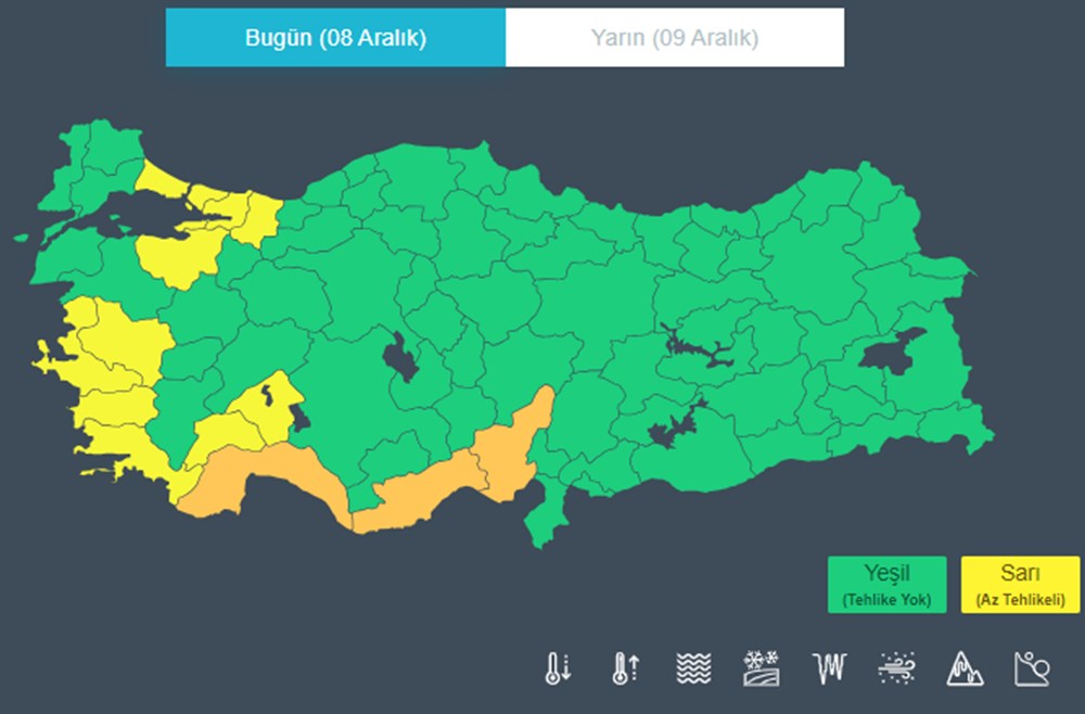 Hafta sonu hava daha da soğuyacak (Bugün hava nasıl olacak? 5 günlük hava durumu) - 4