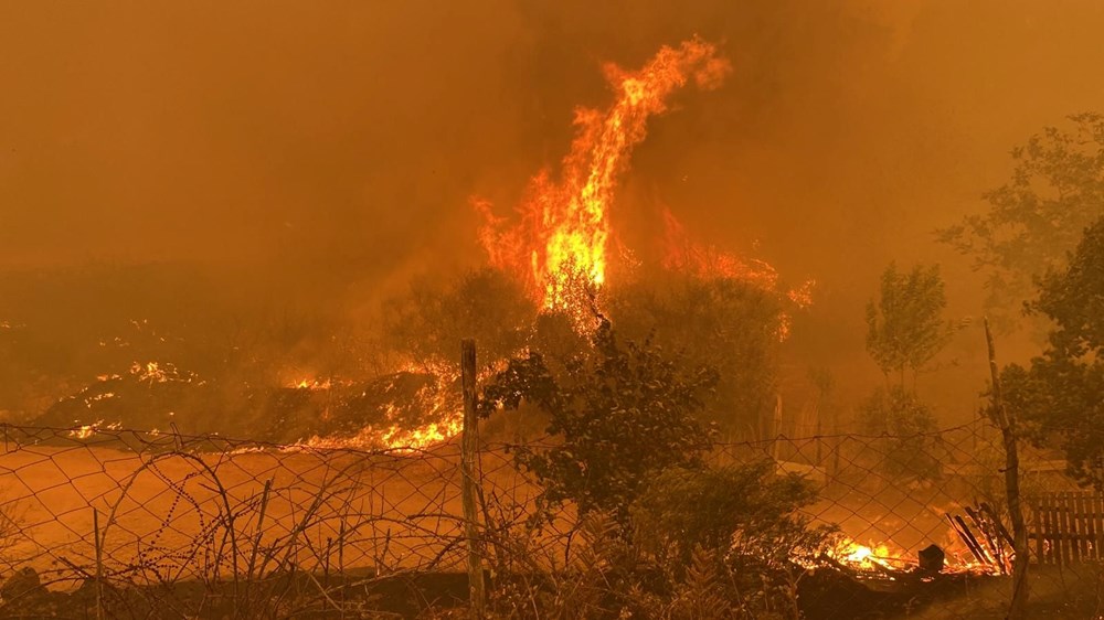 Çanakkale'de orman yangını (6 köy ve üniversite kampüsü tahliye edildi) - 3