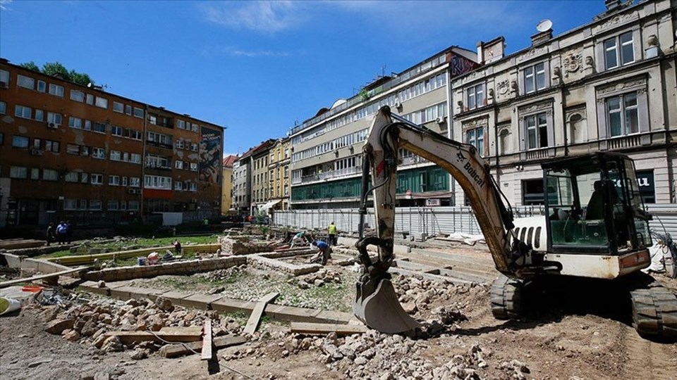 Saraybosna'daki Osmanlı camisinin kalıntıları gün yüzüne çıkarılıyor - 1