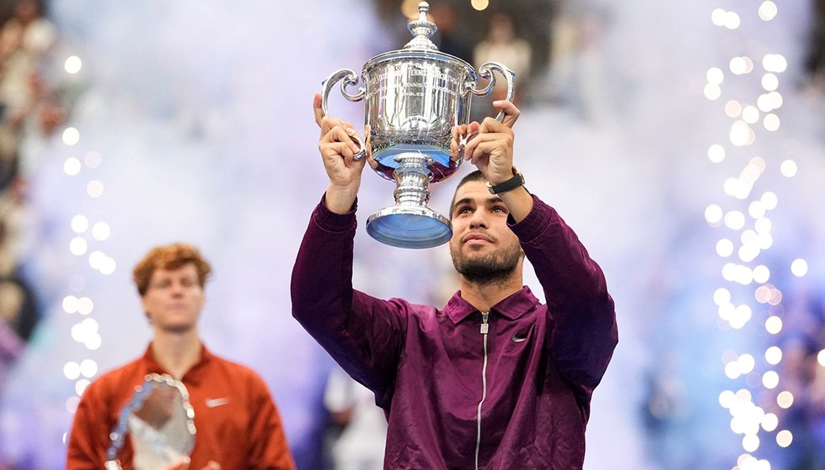 ABD Açık'ta şampiyon Alcaraz