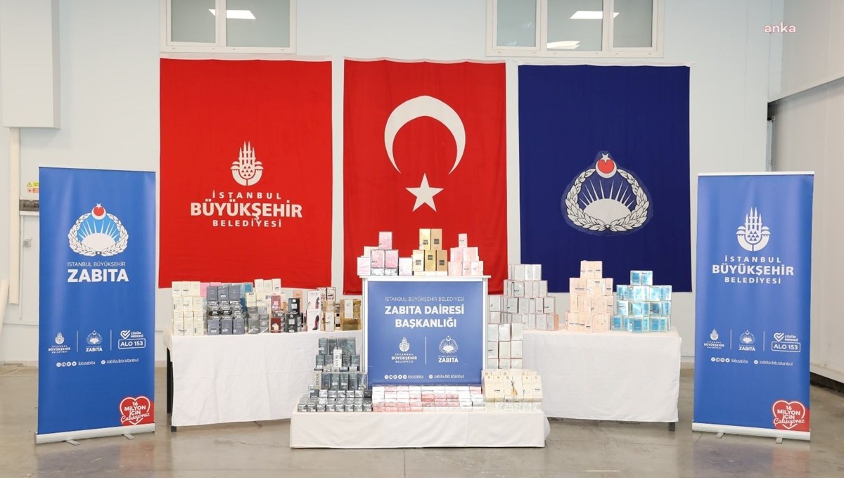 İBB'den sahte parfüm denetimi İBB'den sahte parfüm denetimi