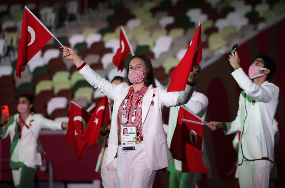 2020 Tokyo Olimpiyatları görkemli açılış töreniyle başladı - 16