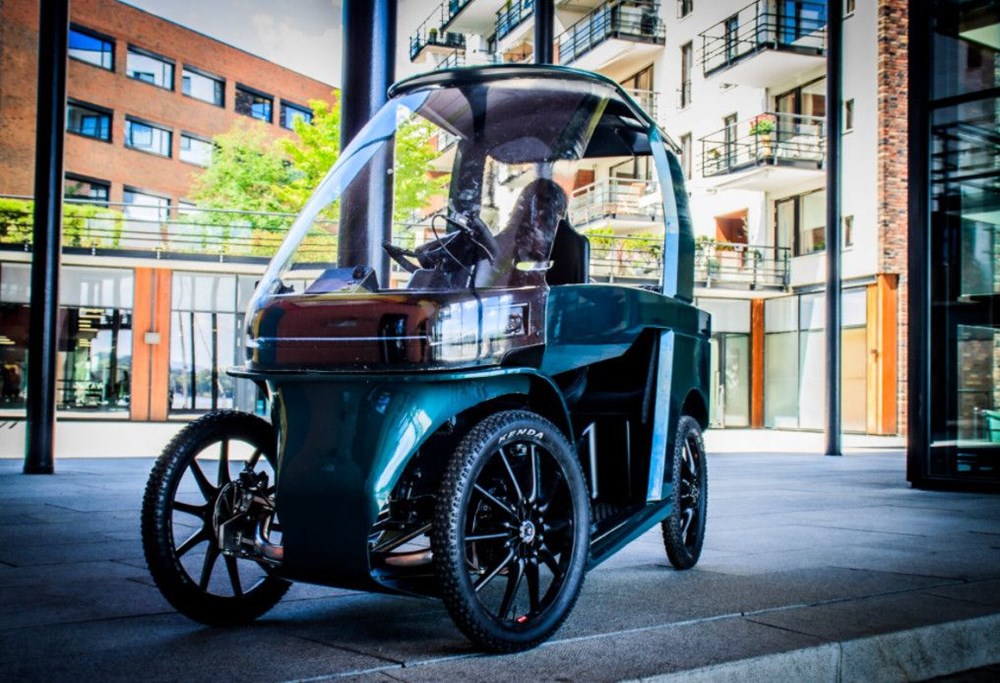 Konforlu seyahat için dört tekerli elektrikli bisiklet - 2