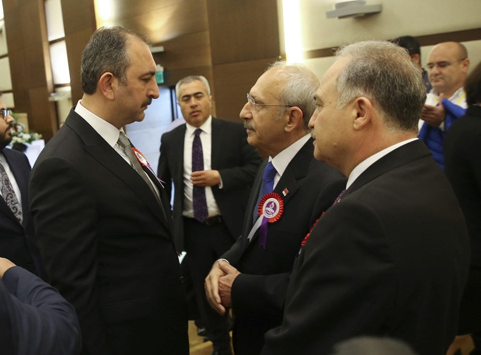 Cumhurbaşkanı Erdoğan ile CHP lideri Kılıçdaroğlu, AYM töreninde buluştu - 2