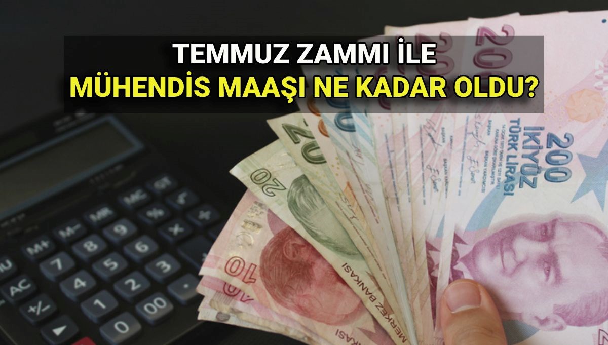 Mühendis maaşları Temmuz'da ne kadar oldu? 2025 mühendis maaş zammı yüzde kaç? Güncel mühendis maaşı