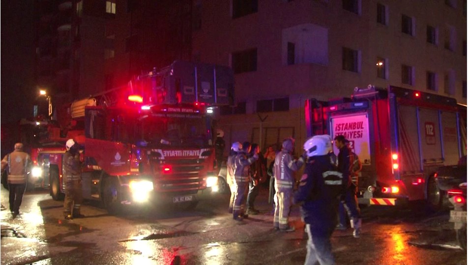 Ümraniye'de trafo yangını