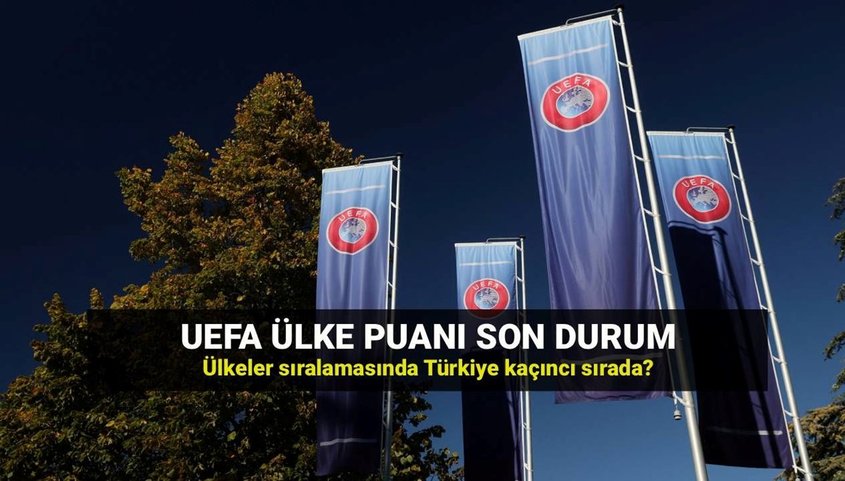 Ülke puanı sıralamasında son durum: Türkiye UEFA ülkeler sıralamasında kaçıncı sırada?