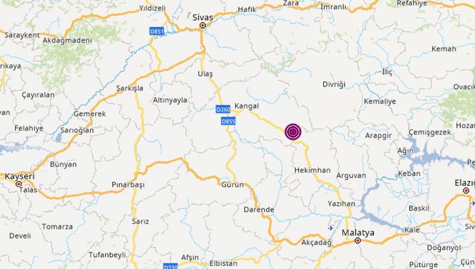 SON DAKİKA HABERİ: Malatya'da 4,5 büyüklüğünde deprem