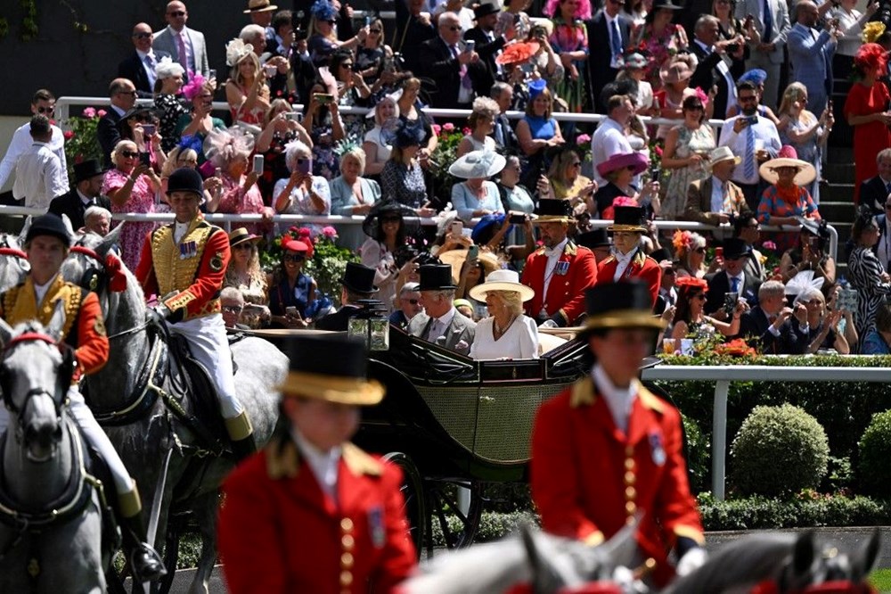 Kate Middleton ve Prens William 2022 Royal Ascot At Yarışları'na katıldı - 1
