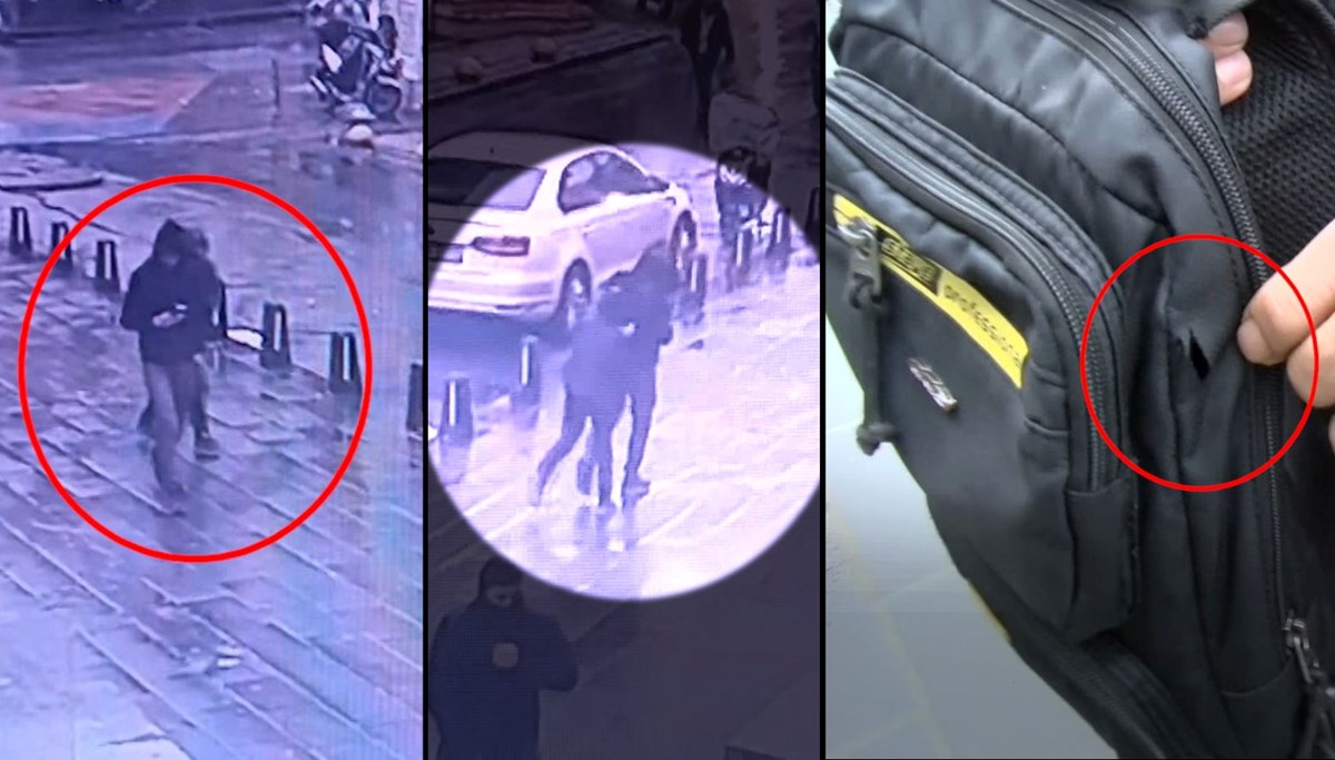 Yolda yürüyen kişinin çantasını keserek 9 bin doları çaldı