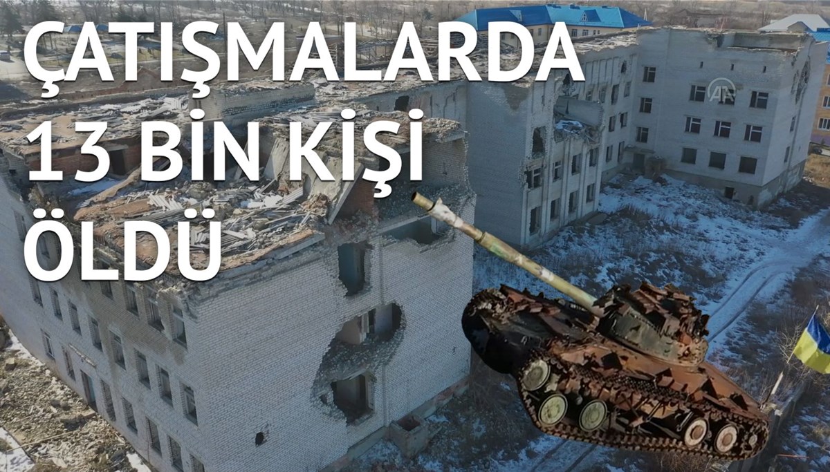 Ukrayna'da savaşın izleri