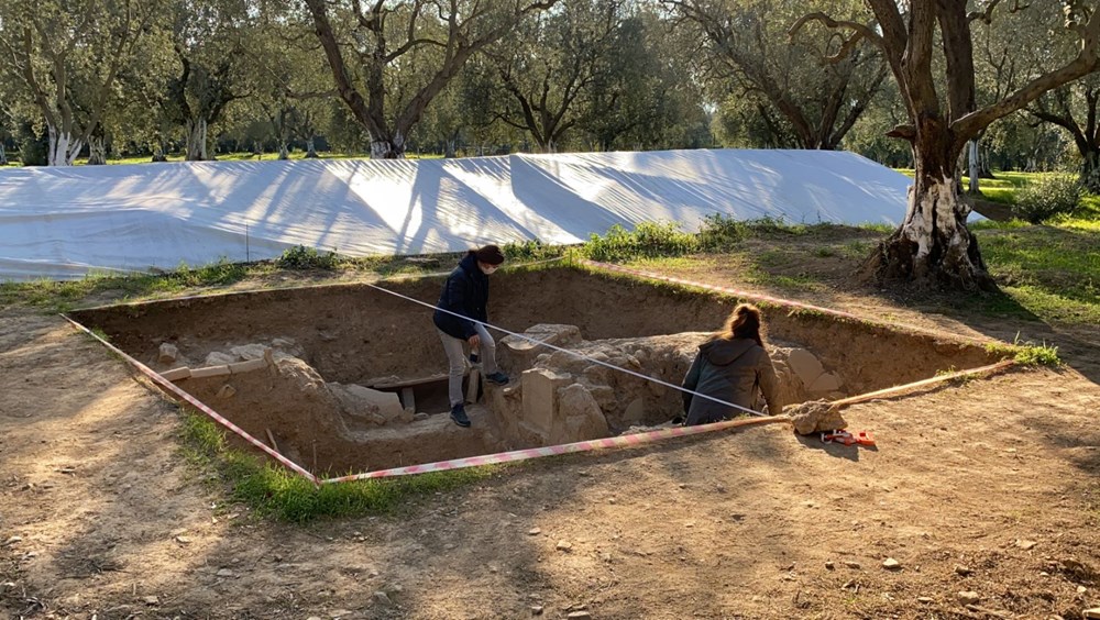 İznik'teki lahit mezarlarında 1500 yıllık mesaj bulundu - 5