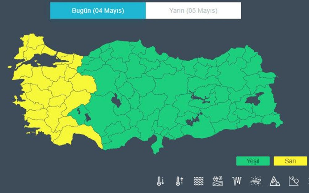 Sıcaklıklar düşüyor! 22 il için sarı kodlu uyarı (Bugün hava nasıl olacak?) - 3