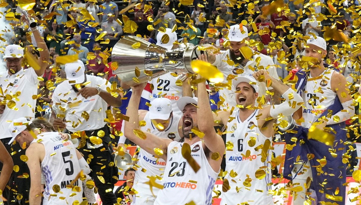EuroLeague'de şampiyon Real Madrid EuroLeague'de şampiyon Real Madrid