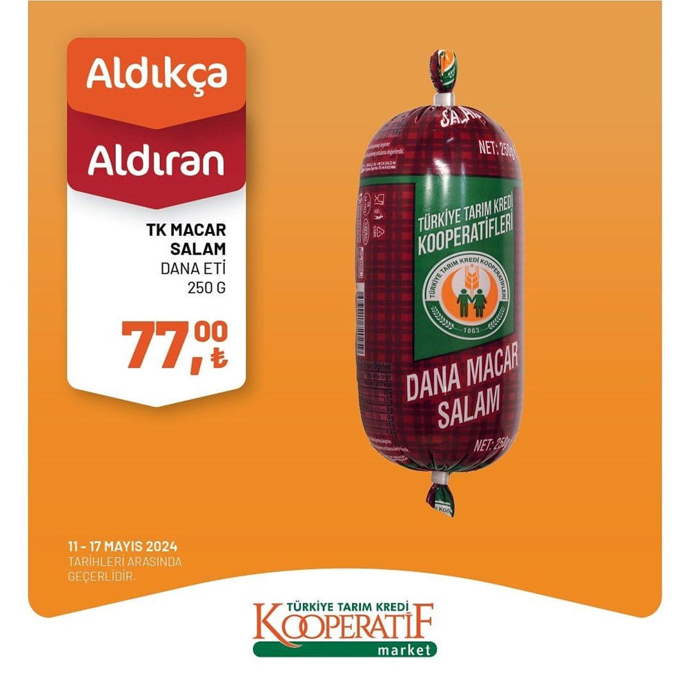 Tarım Kredi Kooperatif Market'te mayıs ayına özel yeni indirimli ürünler listesi (11-17 Mayıs 2024 Tarım Kredi Market indirimleri) - 5