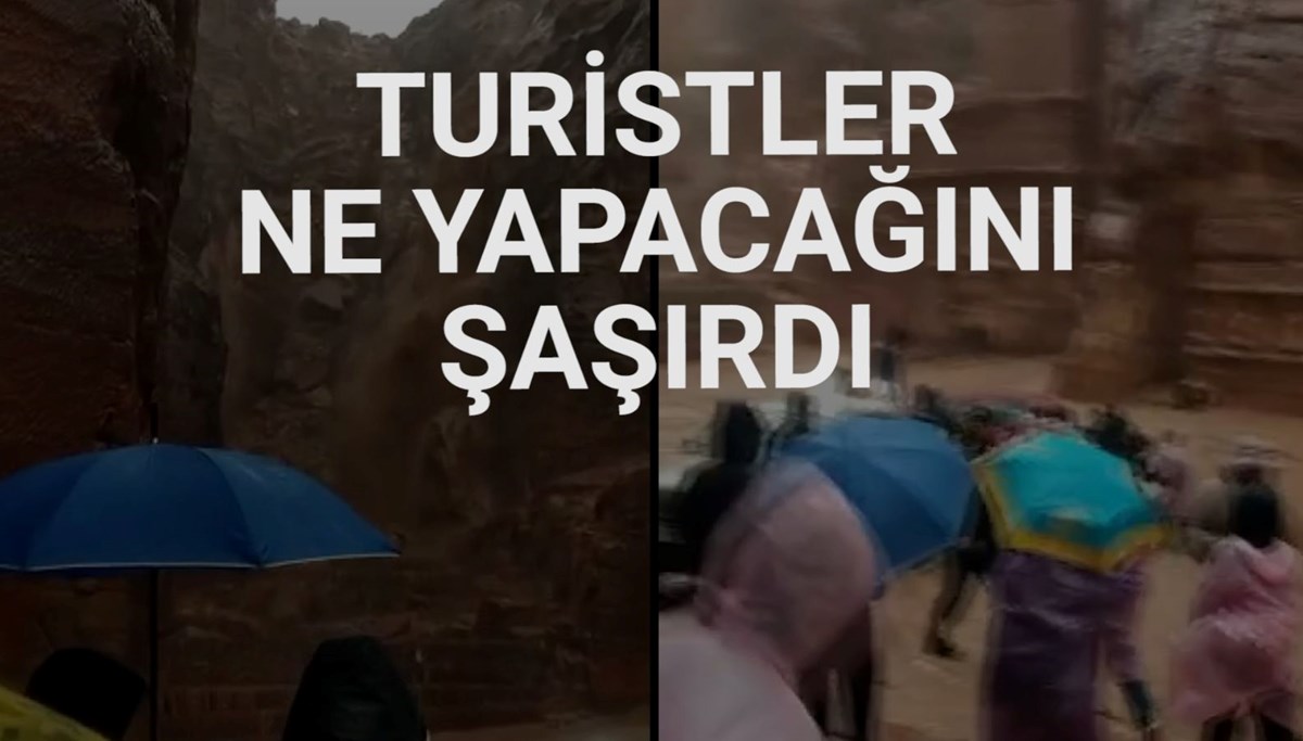 Petra Antik Kenti’ni sel bastı Petra Antik Kenti’ni sel bastı