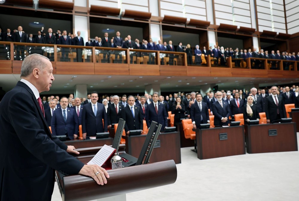 Cumhurbaşkanı Erdoğan'ın Meclis'teki yemin töreninden kareler - 3