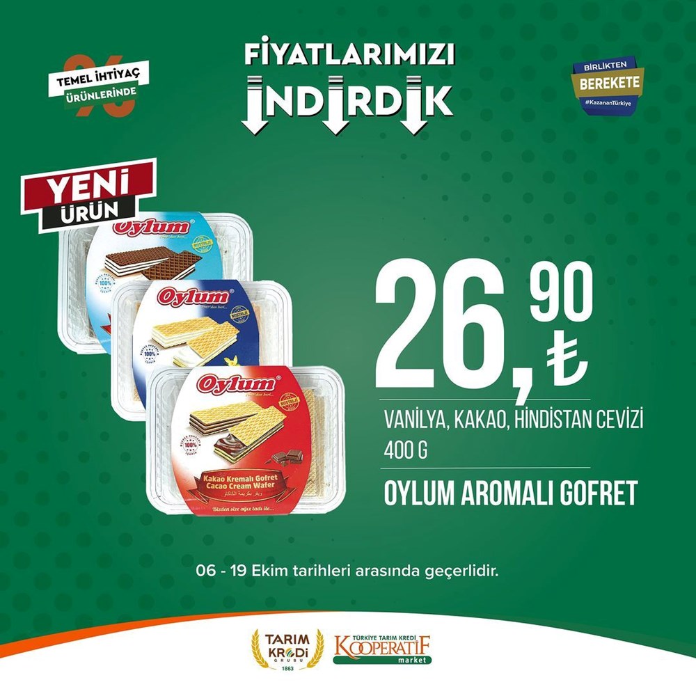 İNDİRİM BUGÜN BAŞLADI! Tarım Kredi Kooperatifi Market İndirim Kataloğu | Siirt Olay Haber Tarım Kredi Kooperatif Market ekim ayına özel yeni indirimli ürünler listesi: Yüzde 50 indirim bugün başlıyor (16 Ekim-2 Kasım 2023 Tarım Kredi Market indirimleri) - 62