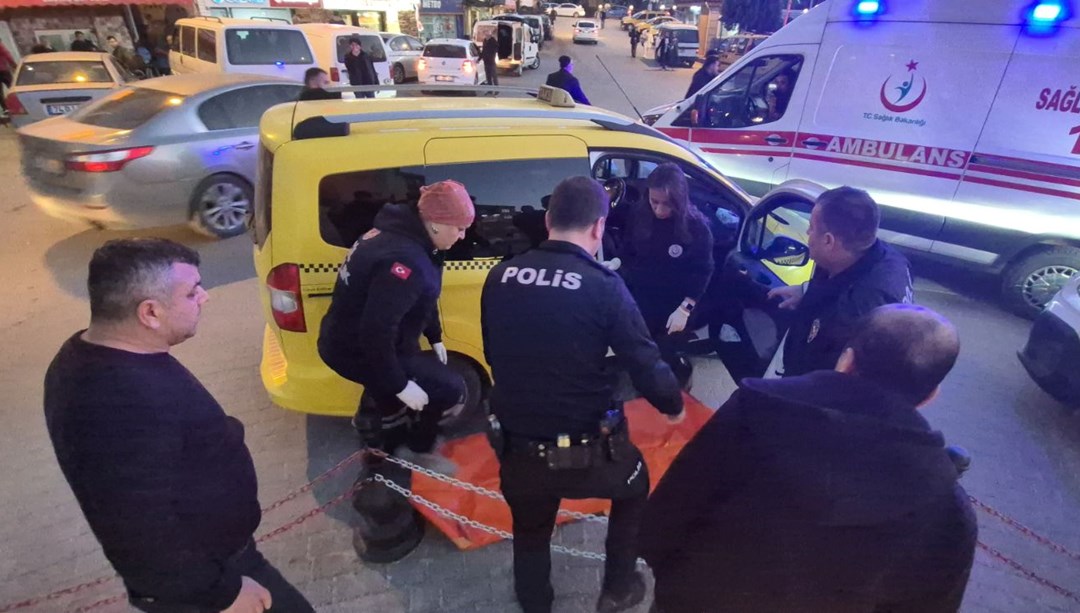 Takside uyuyakaldı, polis ve sağlık ekipleri seferber oldu