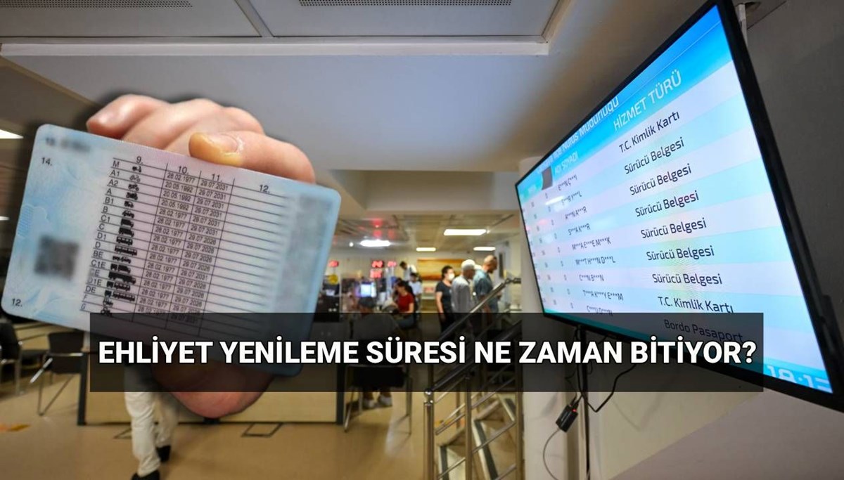 Ehliyet yenileme son tarihi değişti! Eski tip sürücü belgesi değiştirme süresi ne zaman bitiyor?