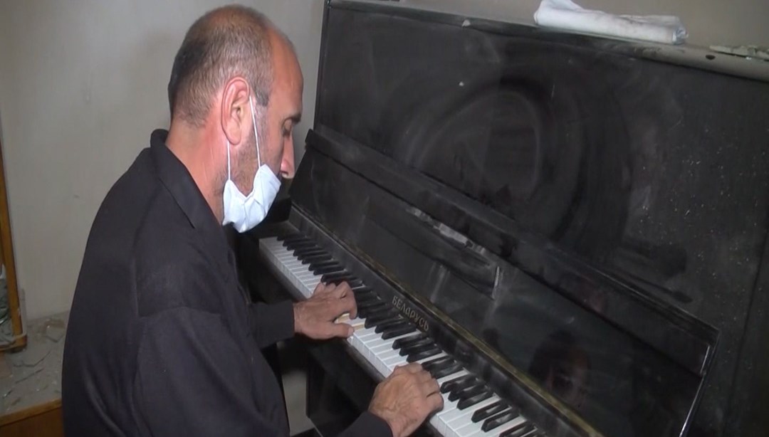 Yıkıntılardan yükselen piyano sesi NTV