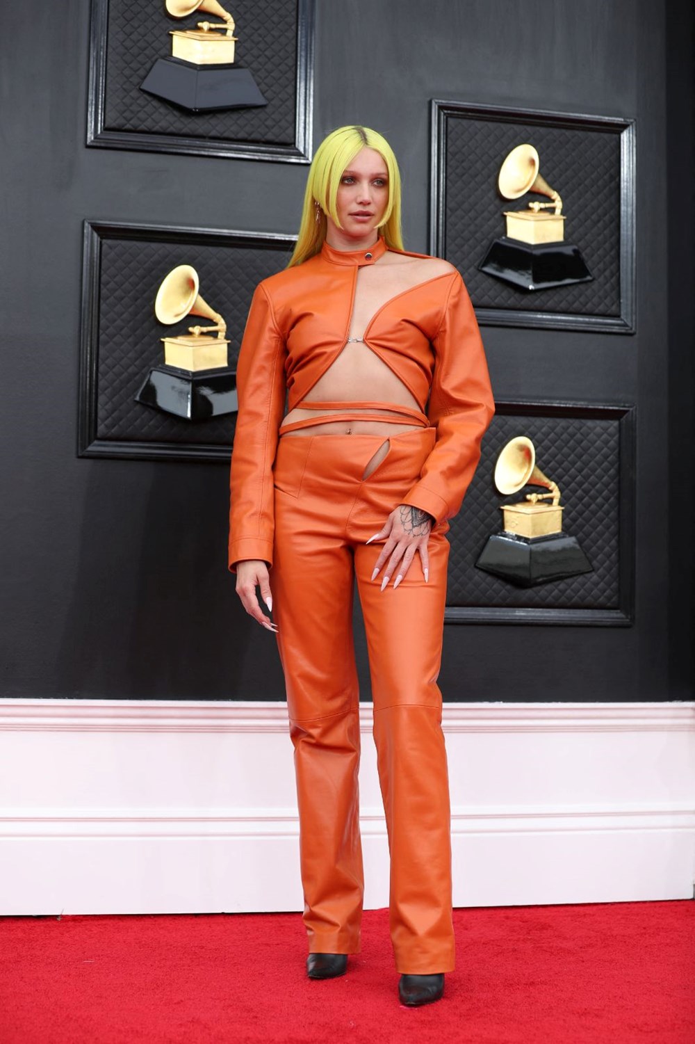 2022 Grammy Ödülleri'nde kırmızı halı şıklığı - 48