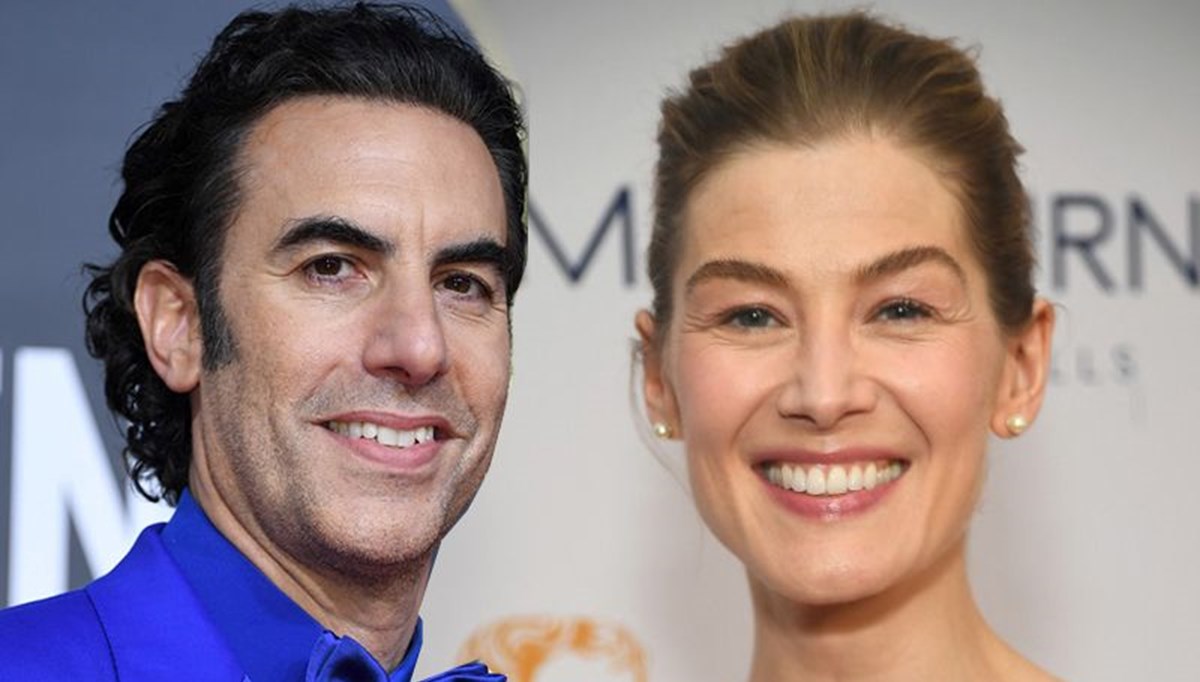 Sacha Baron Cohen ve Rosamund Pike