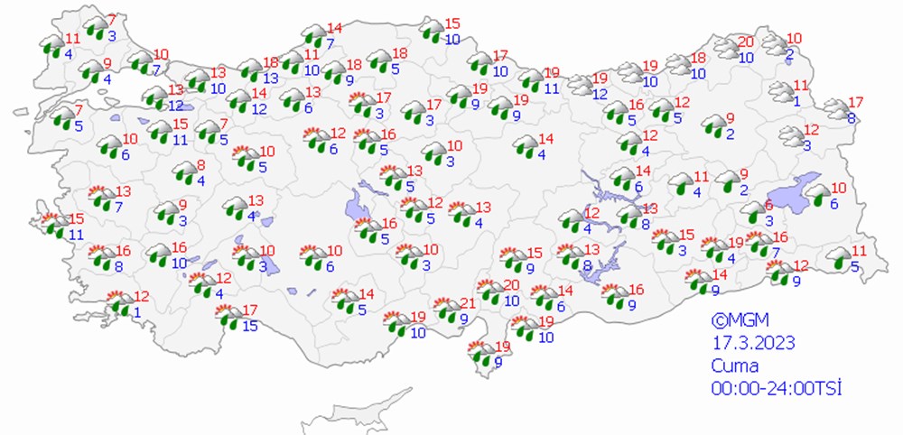 Hava sıcaklığı 6-10 derece düşecek! Meteoroloji'den 18 il için kuvvetli yağış ve fırtına uyarısı - 13