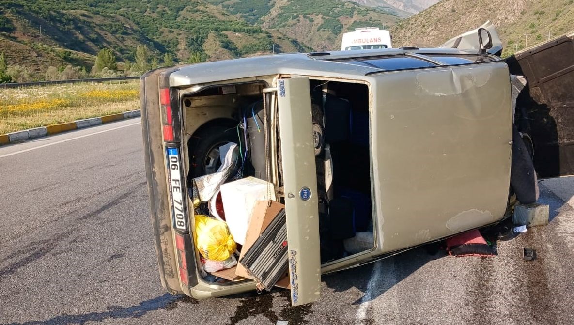 Erzincan'da kaza: Beş yaralı