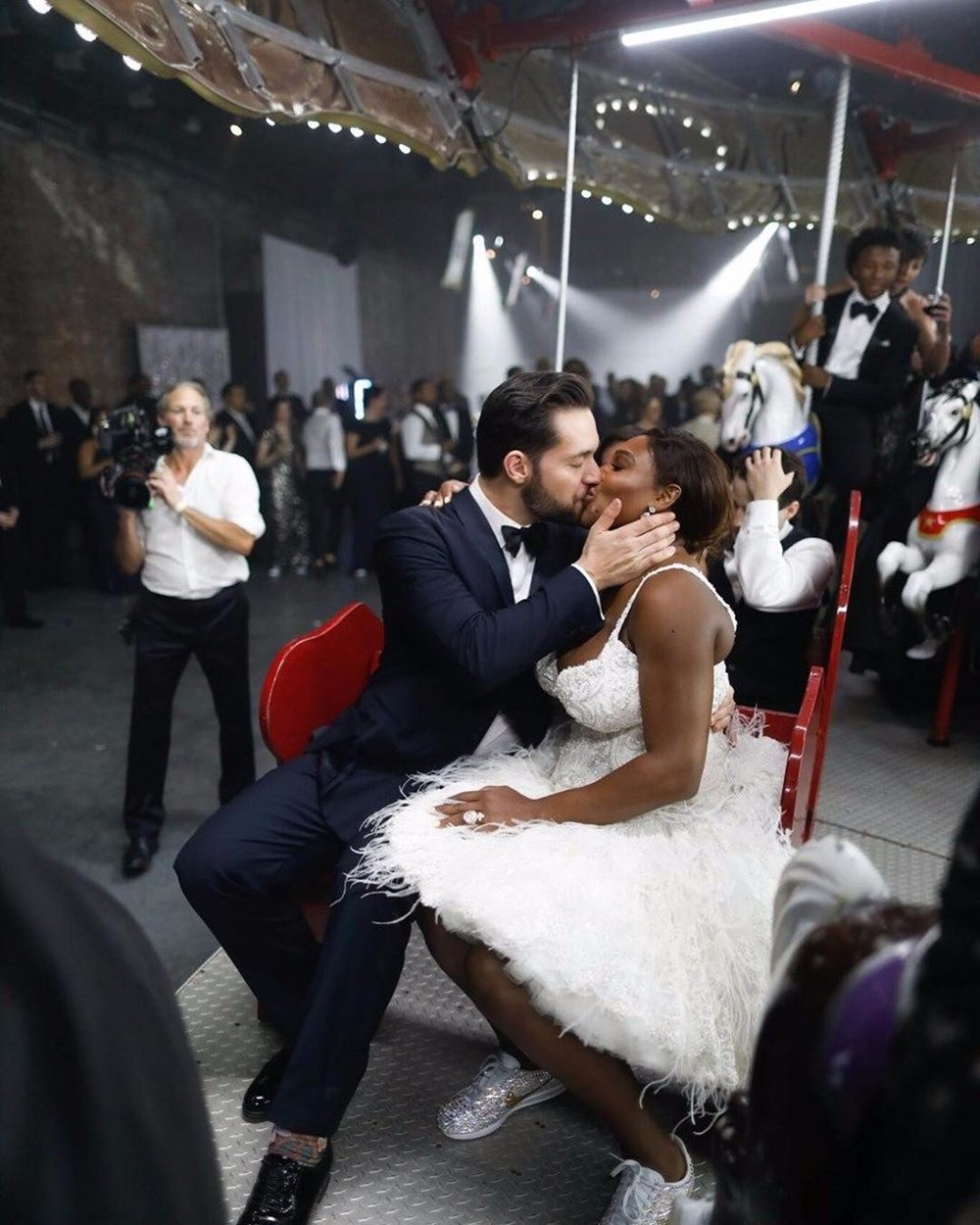 Serena Williams'a eşi Alexis Ohanian'dan Oscar'lık jest - 1