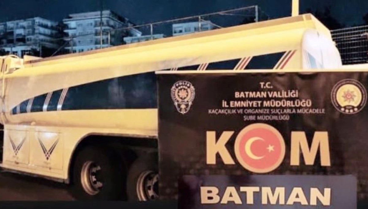 Batman'da kaçak 21 bin 456 litre akaryakıt ele geçirildi