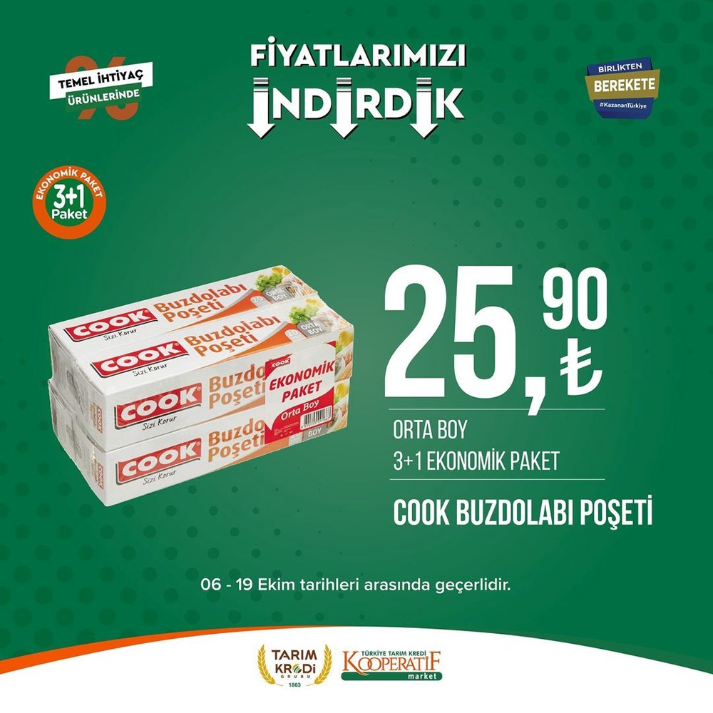 İNDİRİM BUGÜN BAŞLADI! Tarım Kredi Kooperatifi Market İndirim Kataloğu | Siirt Olay Haber Tarım Kredi Kooperatif Market ekim ayına özel yeni indirimli ürünler listesi: Yüzde 50 indirim bugün başlıyor (16 Ekim-2 Kasım 2023 Tarım Kredi Market indirimleri) - 105