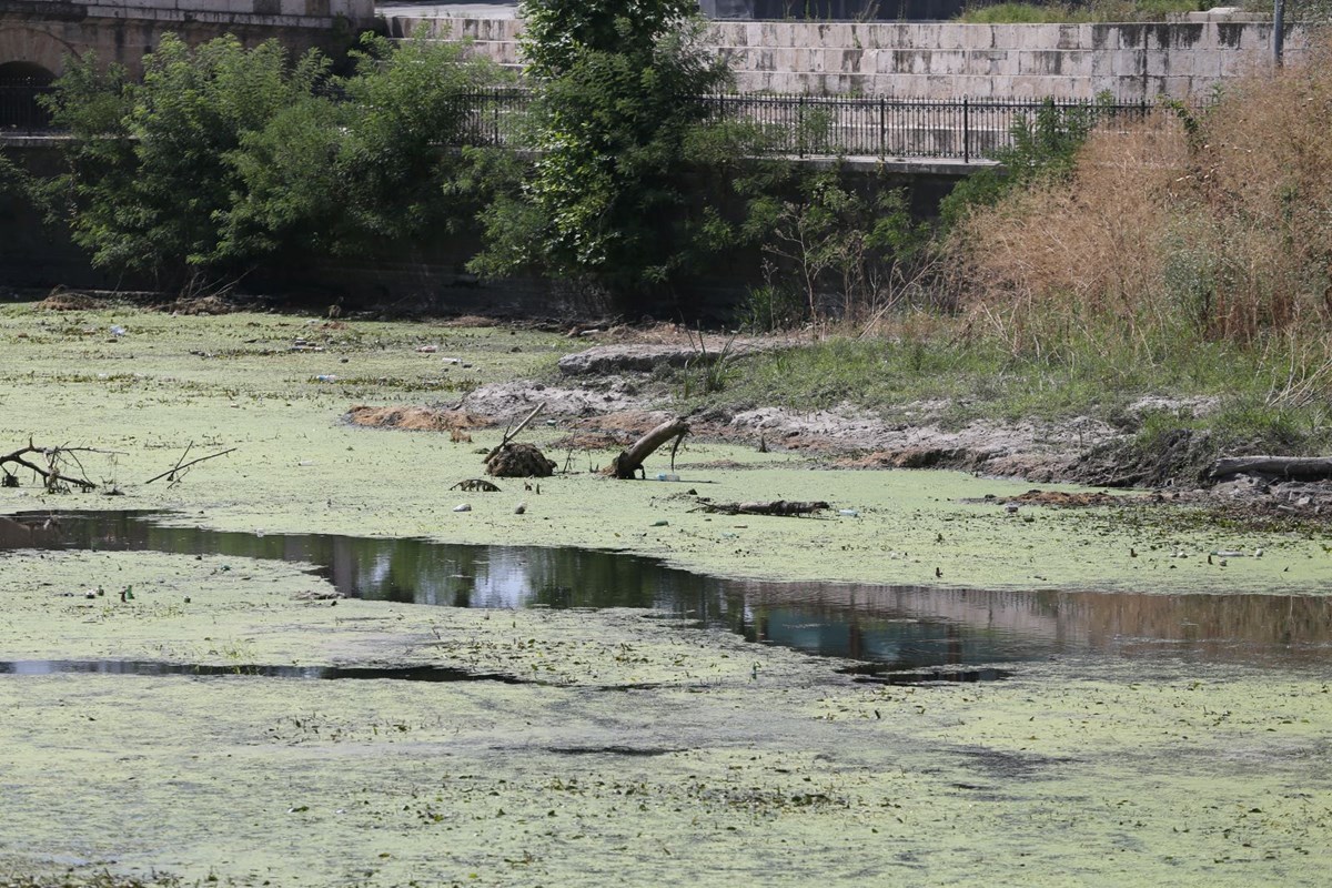 Tunca Nehri alarm verdi: Su akışı durdu