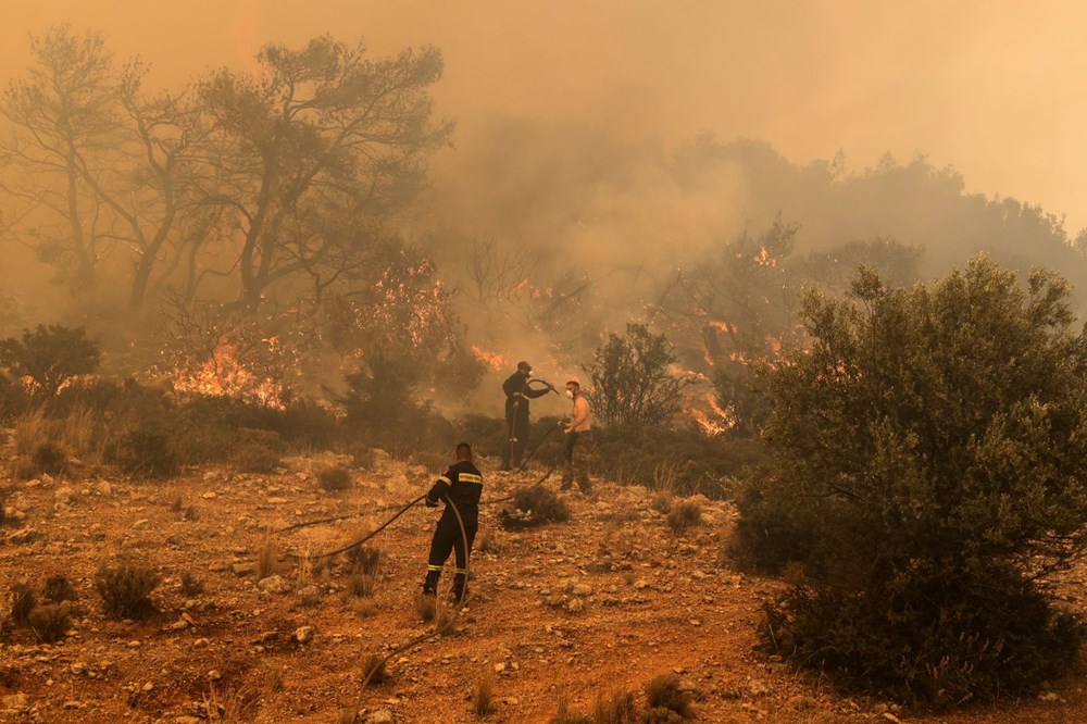 Yunanistan Orman Yangını