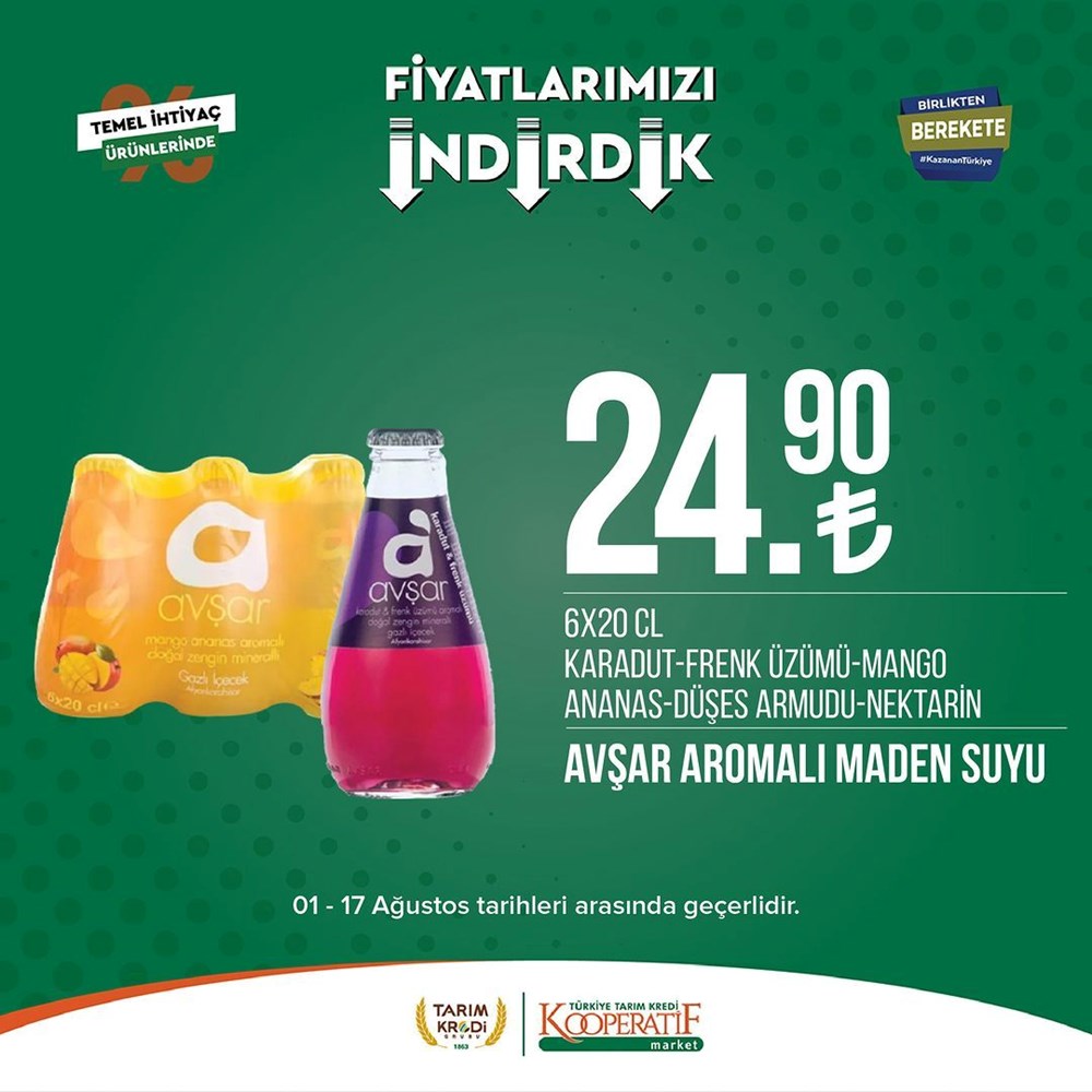 Tarım Kredi Kooperatif Market ağustos ayı güncel indirimli ürünler listesi (5-17 Ağustos 2023 Tarım Kredi Market indirimleri) - 19