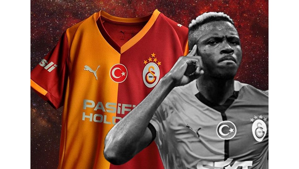 Galatasaray'ın yeni sezon formalarında taraftarı heyecanlandıran Osimhen ayrıntısı