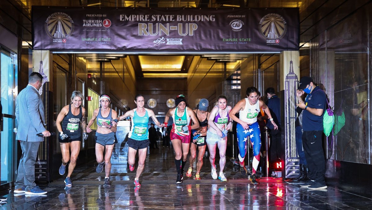 Empire State Koşusu gerçekleştirildi: 10 dakikada 1576 basamak