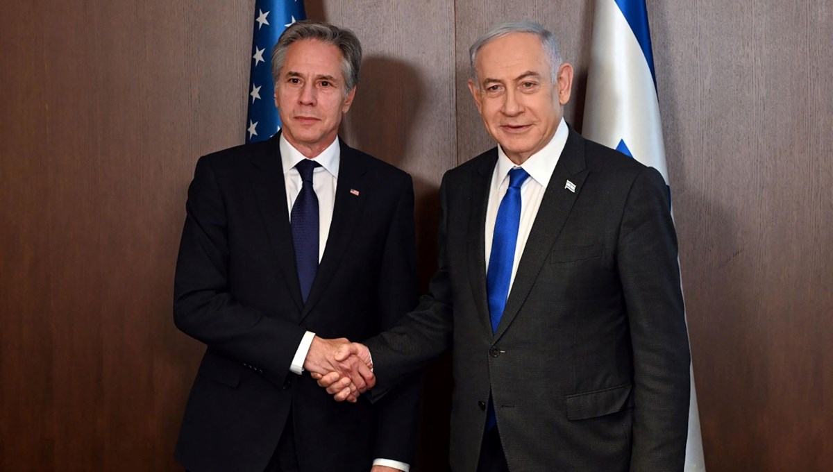 Blinken ve Netanyahu görüştü: Gündem Gazze'ye insani yardım Blinken ve Netanyahu görüştü: Gündem Gazze'ye insani yardım