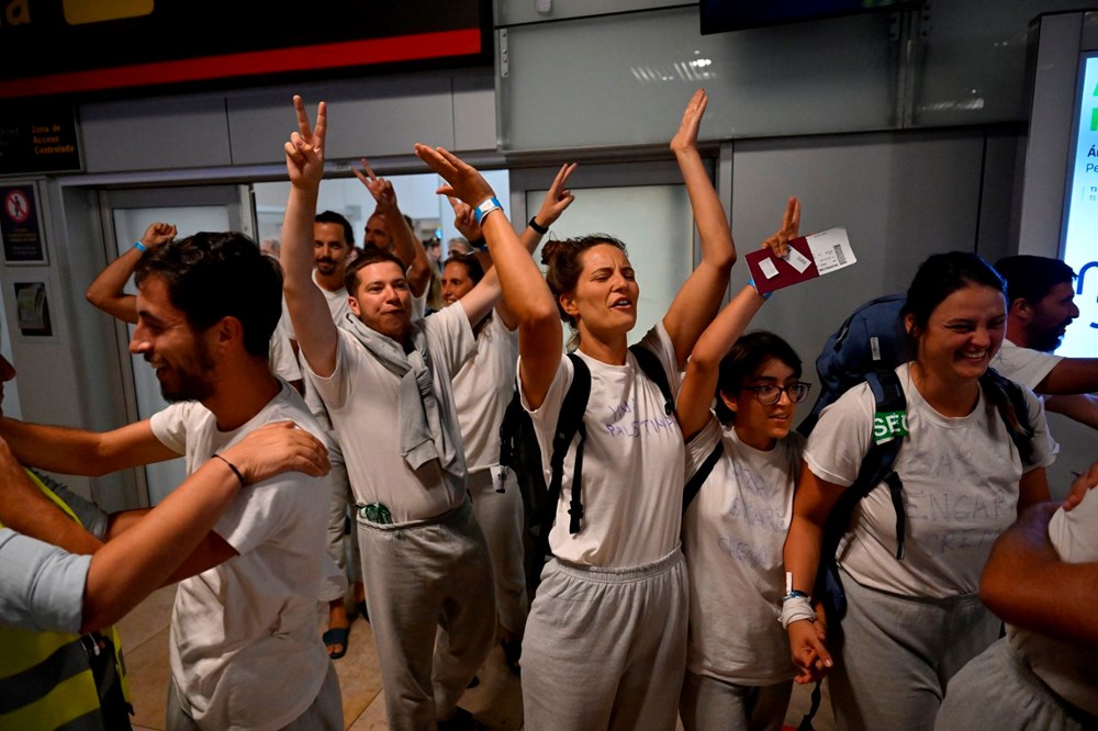 Sumud aktivistleri kahramanlar gibi karşılandı - 3