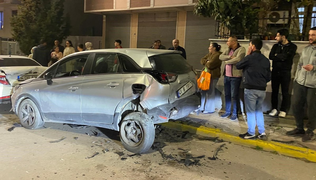 Babasının arabasını kaçırdı, mahalleyi savaş alanına çevirdi