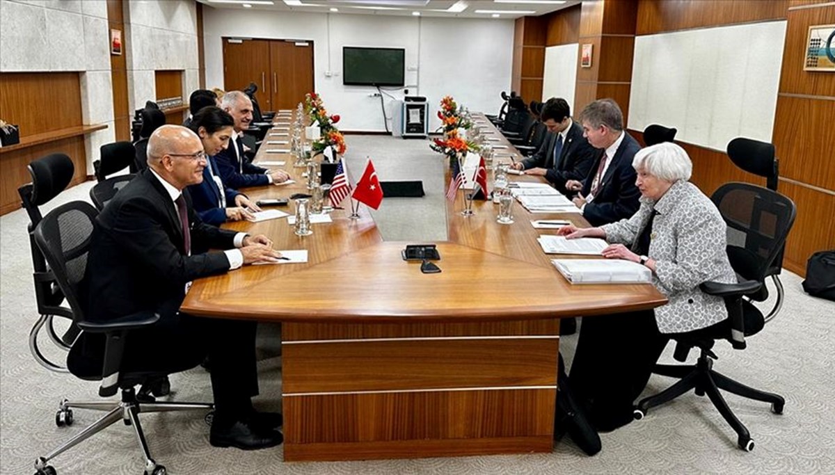 Bakan Şimşek, ABD'li mevkidaşı Yellen ile görüştü Bakan Şimşek, ABD'li mevkidaşı Yellen ile görüştü