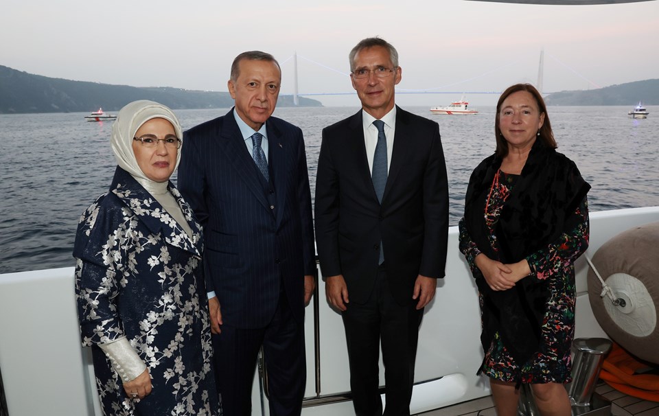 Cumhurbaşkanı Erdoğan NATO Genel Sekreteri Stoltenberg ile biraraya geldi - 1