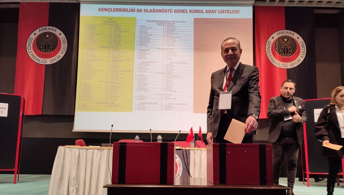 Gençlerbirliği'nde yeni başkan Osman Sungur oldu Gençlerbirliği'nde yeni başkan Osman Sungur oldu