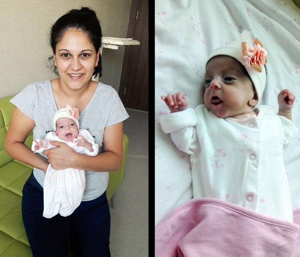 700 gramlık Elif Deniz bebek hayata tutundu - 1
