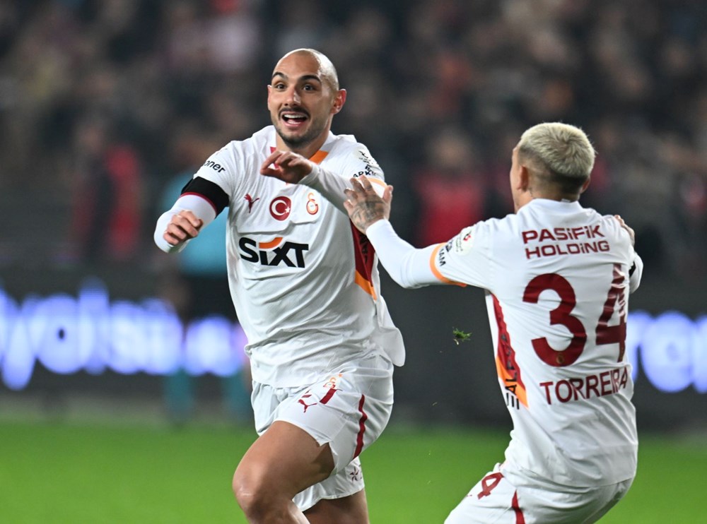 Ahmed Kutucu'nun siftah yaptığı Galatasaray'da Gaziantep deplasmanında 3 puan - 3