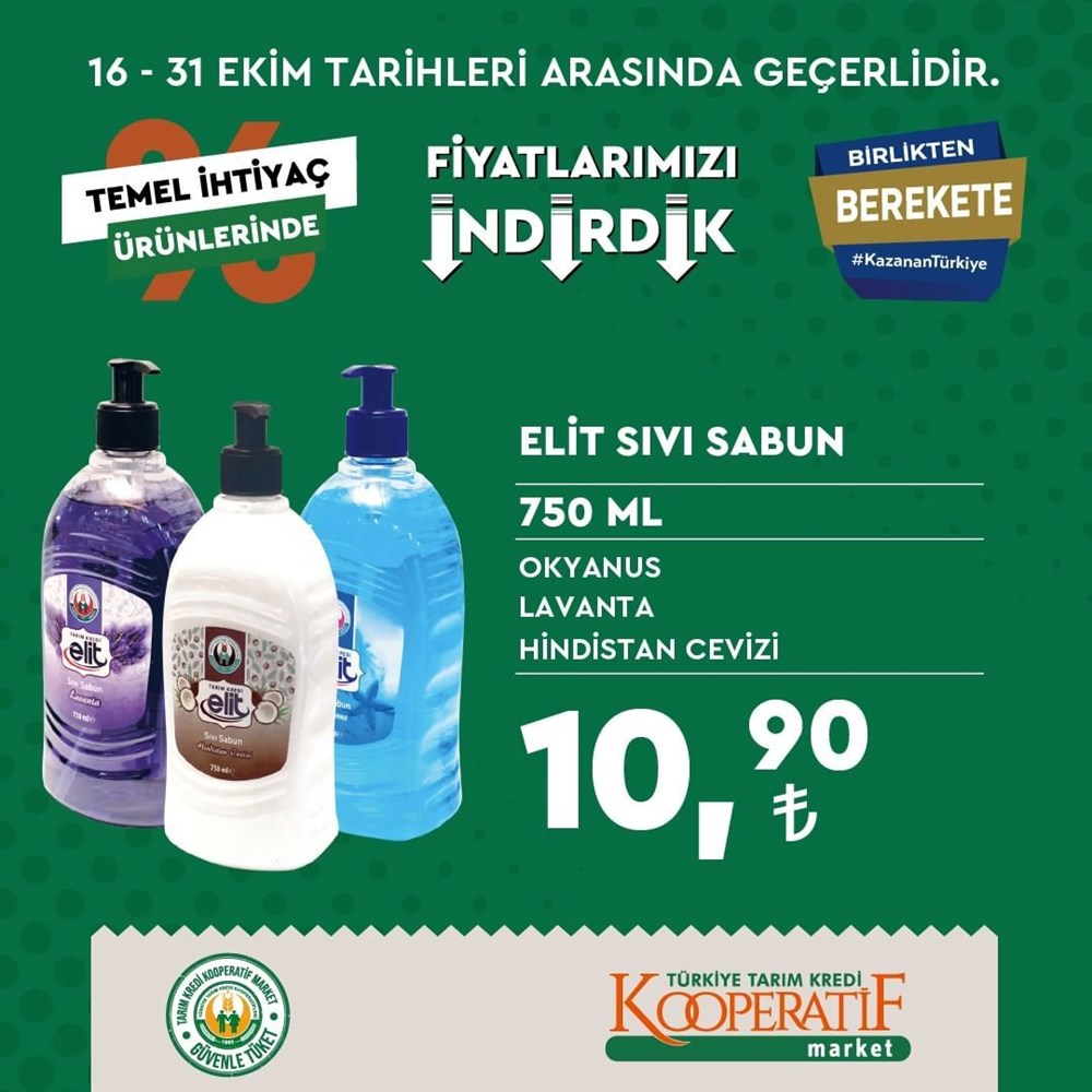 Tarım Kredi Kooperatif Market temel ihtiyaç ürünlerinde büyük indirimler (17-31 Ekim güncel indirimli ürünler kataloğu) - 49