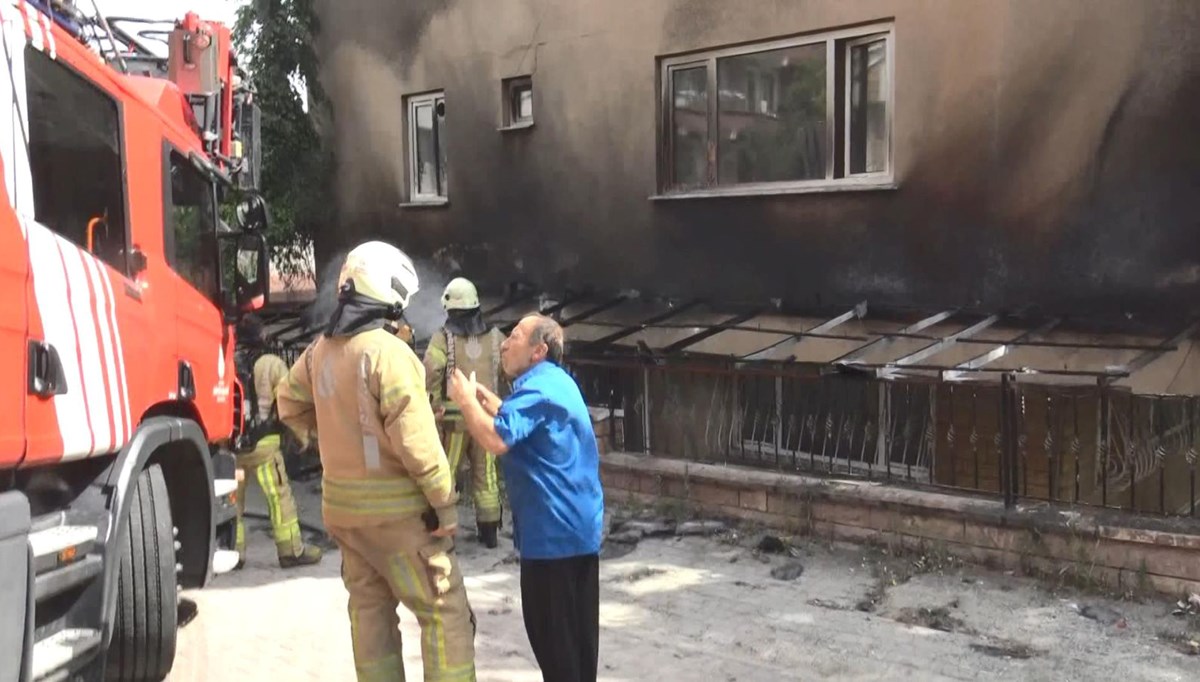 Avcılar’da boş binada yangın